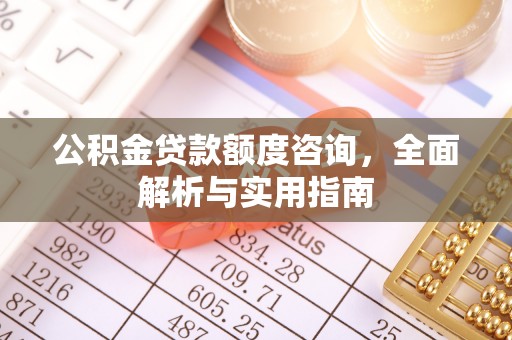 太和公积金贷款额度咨询，全面解析与实用指南