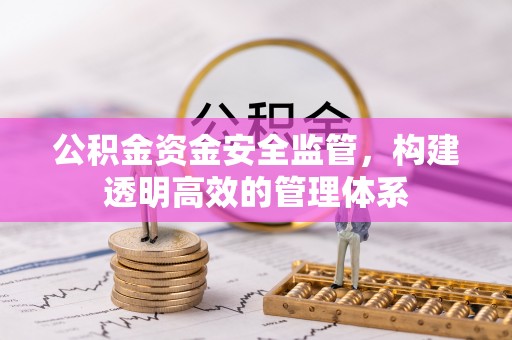 太和公积金资金安全监管，构建透明高效的管理体系