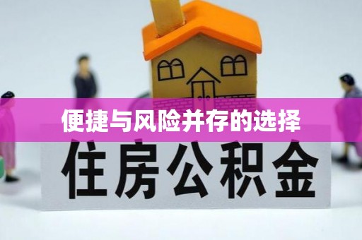 太和便捷与风险并存的选择